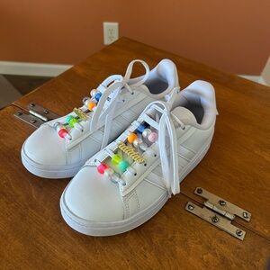 ADIDAS “GRAND COURT ALPHA” women’s white tennis shoes